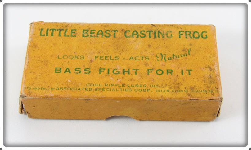Associated Specialties Corp Little Beast Casting Frog Empty Box