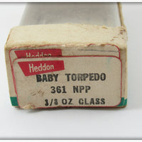 Heddon NPP Nickel Plated Purple Baby Torpedo In Box 361 NPP