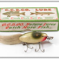 Vintage Creek Chub Silver Flash Dinger Lure 5618 In Box