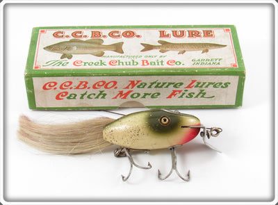 Vintage Creek Chub Silver Flash Dinger Lure 5618 In Box