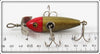 South Bend Gold Finish Red Head Midget Underwater Minnow 901 G