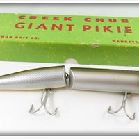 Creek Chub Silver Shiner Giant Jointed Pikie 803 Special Lure In Box