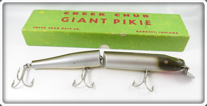 Creek Chub Silver Shiner Giant Jointed Pikie 803 Special Lure In Box