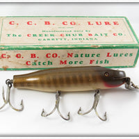 Vintage Creek Chub Natural Pikie Jointed Striper Pikie Lure 6900