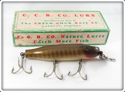 Vintage Creek Chub Natural Pikie Jointed Striper Pikie Lure 6900