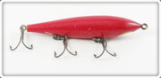 Vintage Lockhart Solid Red Water Witch Lure