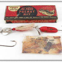 Al Foss Pocket Kit In Tin With Lures, Hook & Pork Rinds