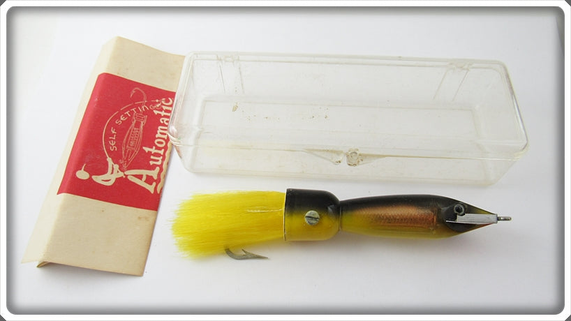 Vintage Automatic Bait Mfg Self Setting Automatic Lure In Box