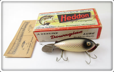 Vintage Heddon Shiner Scale Go Deeper Crab Lure In Box D1900P