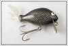 Vintage Bill Crowder Bait Co Black Scale Plastered Minnow Lure