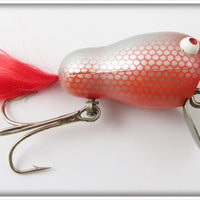 Vintage Bill Crowder Bait Co Red & Silver Scale Wobbling Willy Lure