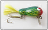 Vintage Bill Crowder Bait Co Green Scale Do-We-Gee Lure