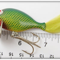 Bill Crowder Green Scale Plastered Minnow