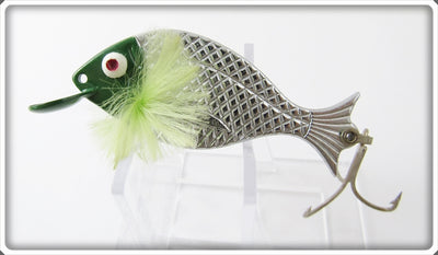 Vintage Bill Crowder Bait Co Green Head Flash Minnow Lure