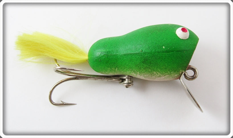 Vintage Bill Crowder Bait Co Green Fire Wobbling Willy Lure