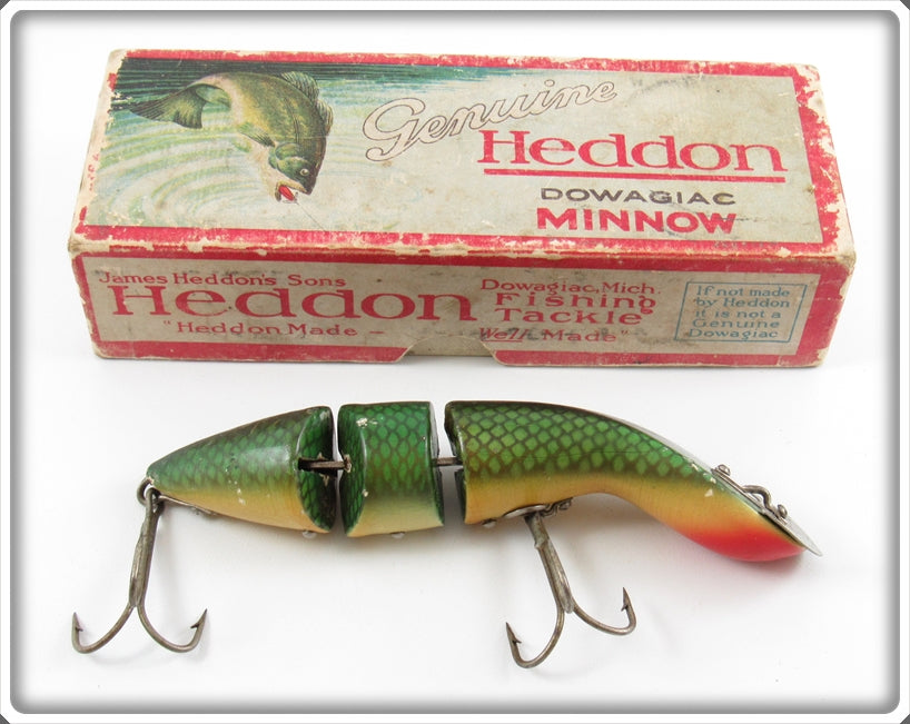 Heddon Green Scale Gamefisher In Box