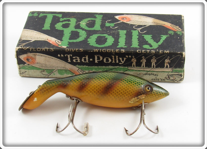 Vintage Heddon Perch Tadpolly Lure In Intro Box