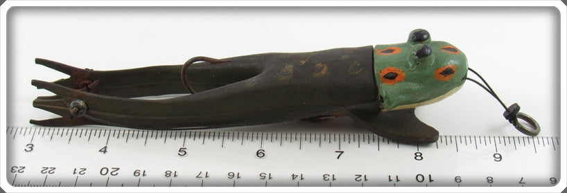 Vintage The Gee Wiz Bait Co Musky Gee Wiz Frog Lure 