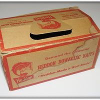 Heddon Nickel Plate Queen Stanley Lot With Dealer Box