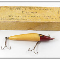 Silver Creek Novelty Works Red & White Pikaroon Lure In Box