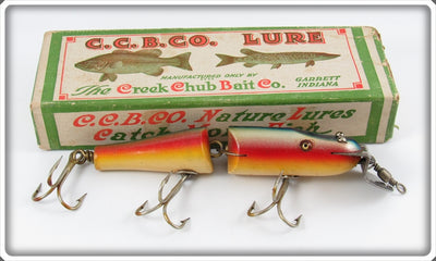 Creek Chub Rainbow Jointed Snook Pikie Lure 5508 In Box