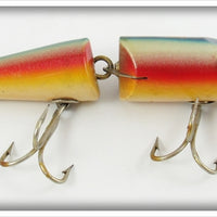 Creek Chub Rainbow Jointed Snook Pikie 5508 In Box