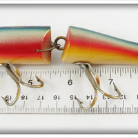 Creek Chub Rainbow Jointed Snook Pikie 5508 In Box