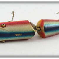 Creek Chub Rainbow Jointed Snook Pikie 5508 In Box