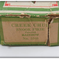 Creek Chub Rainbow Jointed Snook Pikie 5508 In Box