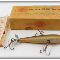 Vintage South Bend Scale Finish Red Blend Panetella In Box