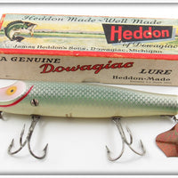Vintage Heddon Shad Musky Flaptail Lure In Box 7050 SD