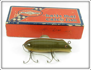 Vintage Shakespeare Gray Swimming Mouse Lure 578 In Box