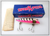 Vintage Sparx Plug Pearl Black Skeleton Salmon Plug Lure In Box