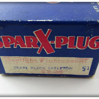 Sparx Plug Pearl Black Skeleton Salmon Plug In Box