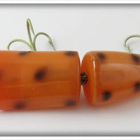 Sur-Lur Corp Orange Black Spot Ripple In Box