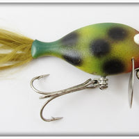 Vintage Bill Crowder Bait Co Frog Spot Plastered Minnow Lure
