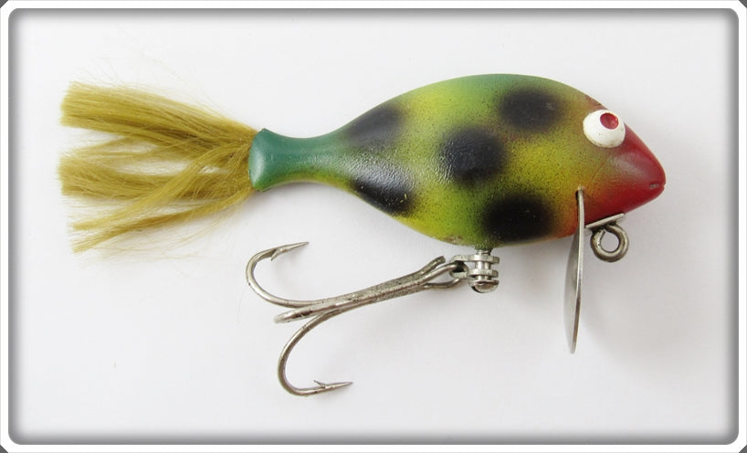 Vintage Bill Crowder Bait Co Frog Spot Plastered Minnow Lure
