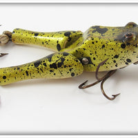 Vintage Paw Paw Green Junior Wottafrog Lure 72