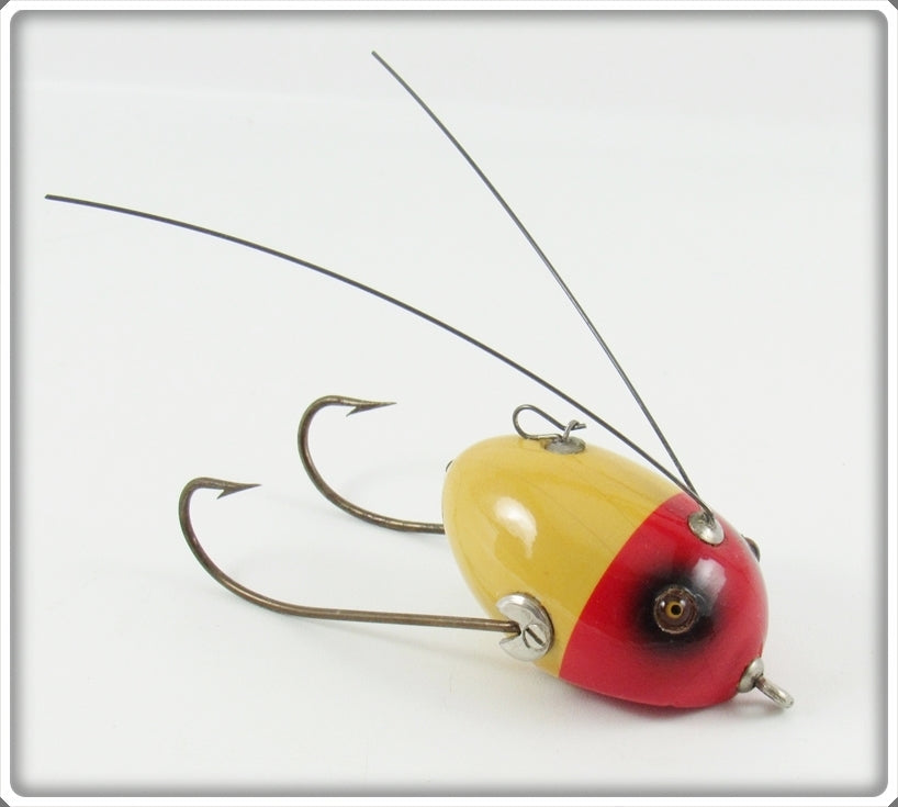 Vintage South Bend Red Head White Plug Oreno Lure 959 RH