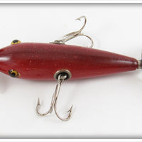 South Bend Dark Red With Black Shaded Back Underwater Minnow 903 SR