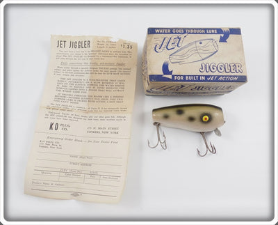 KO Plug Co Spotted Jet Jiggler In Box