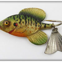 Vintage Fred Arbogast Tin Liz Sunfish Lure