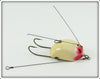 Vintage Creek Chub White & Red Weed Bug Lure 2802