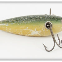 Vintage Heddon Green Crackleback 700 Musky Minnow Lure 