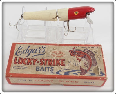 Edgar's Lucky Strike Bait Jointed Pikie In Correct Box