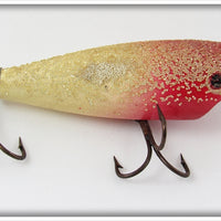 Vintage York Baits Red Head Bead Finish Little Butch Lure