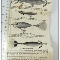 Heddon White With Slate Back 100 Minnow In Wood Box 102