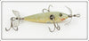 Heddon White With Slate Back 100 Minnow In Wood Box 102