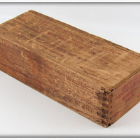 Heddon White With Slate Back 100 Minnow In Wood Box 102