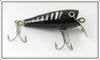 Vintage York Baits Black Rib Susquehanna Chub Lure 
